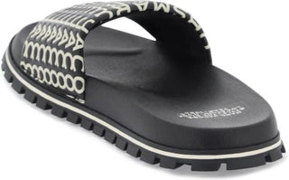 Sandalias Marc Jacobs The Monogram Slide Negras