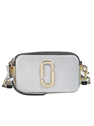 Crossbody Marc Jacobs The Snapshot Metallic Silver Multi