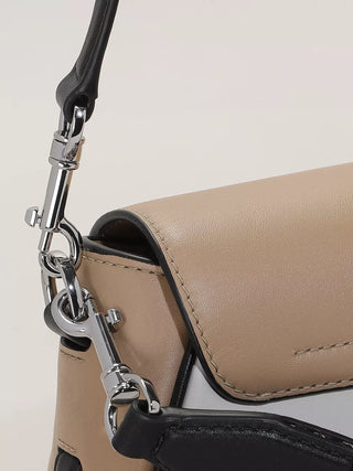 Cartera Marc Jacobs The Clover Shoulder Bag Neutrals Camel Multi