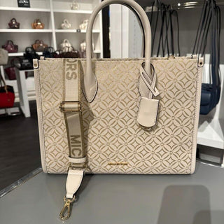 Tote Michael Kors mirella Medium creme pale multi