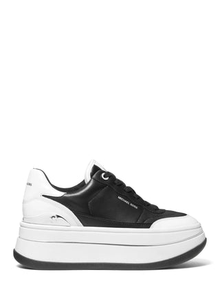Zapatillas Michael Kors Hayes Lace Up Leather Black/White