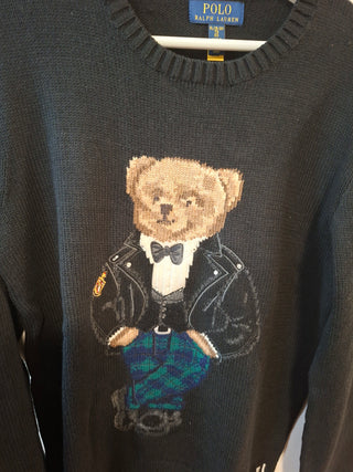 SWEATER POLO BEAR NEGRO XL