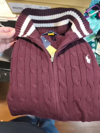 Sweater Polo Ralph Lauren Cable-Knit Cotton Conchevino