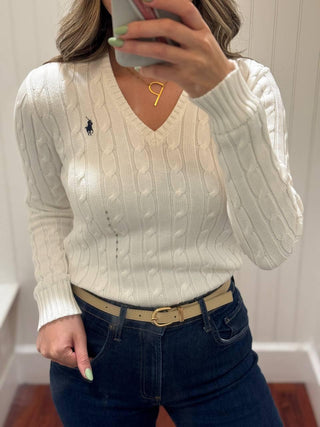 Sweater Polo Ralph Lauren White