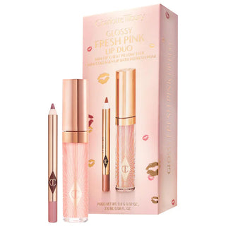 Charlotte Tilbury
Mini Glossy Pink Lip Gloss + Lip Liner Set Fresh Pink