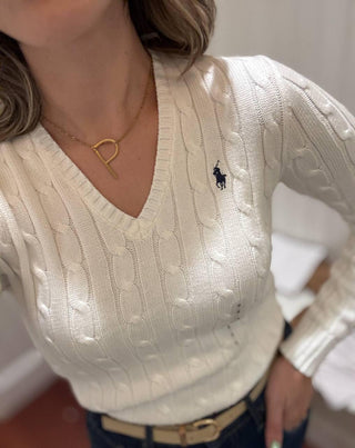 Sweater Polo Ralph Lauren White