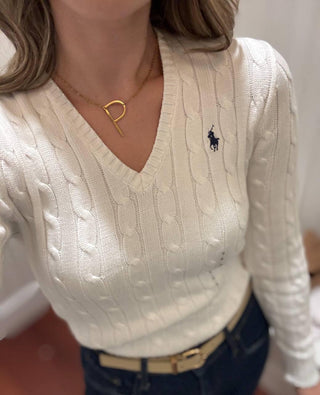Sweater Polo Ralph Lauren White