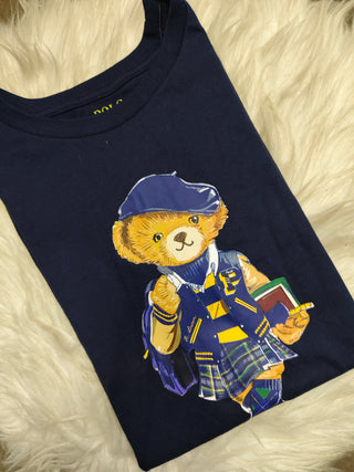 Polera Polo Bear Ralph Lauren Cotton Jersey Tee Navy