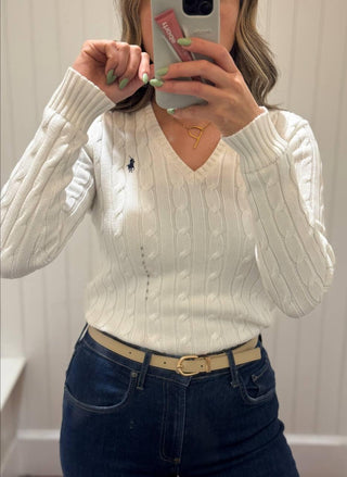 Sweater Polo Ralph Lauren White