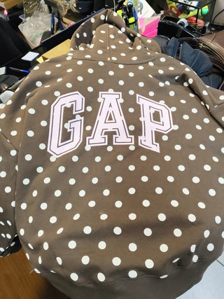 Poleron Gap Puntos Blancos Cafe