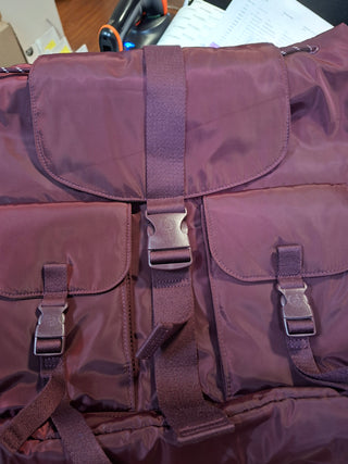 Backpack Nylon Cargo Pink Burdeo