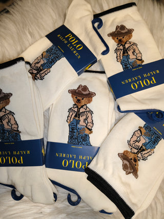 Calcetines Polo Bear Ralph Lauren Ivory