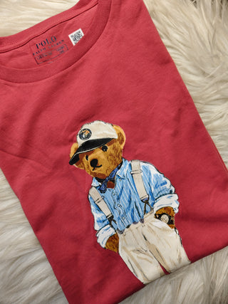 Polera Polo Bear Ralph Lauren Red