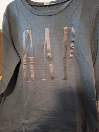 Sweatshirt Gap Relaxed Logo Negro