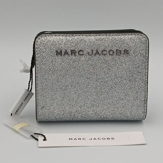 Billetera Marc Jacobs MJ Shiny Silver Wallet Plateado