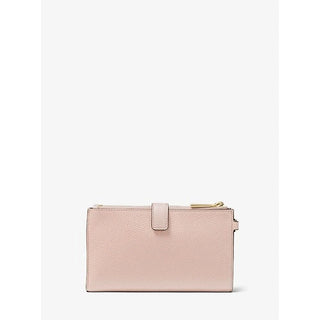 Billetera Michael Kors Women’s Adele Double Zip Wristlet Soft Pink