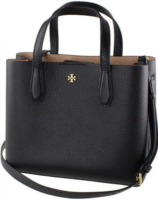 Tote Tory Burch Blake Pebbled Leather Small Tote Black