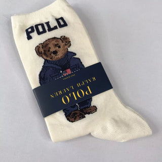 Calcetines Polo Bear Ralph Lauren blanca POLO