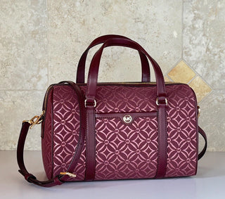 Cartera Michael Kors Duffle Travel Medium Oxblood Multi