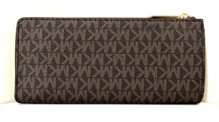 Billetera Michael Kors Jet Set Travel Brown