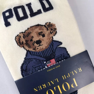 Calcetines Polo Bear Ralph Lauren blanca POLO