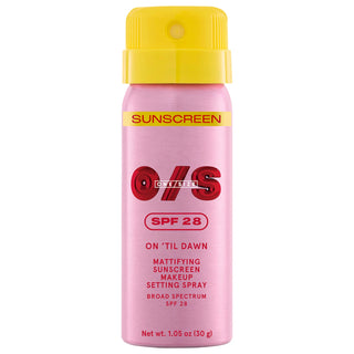 Mini Fijador ONE/SIZE by Patrick Starrr Mini On 'Til Dawn Mattifying Sunscreen Makeup Setting Spray SPF 28