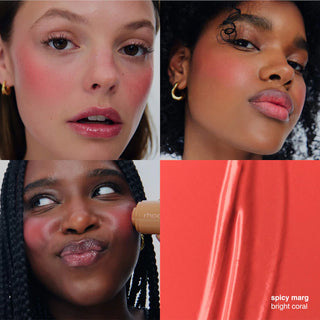 Rubor Rhode Pocket Blush Buildable Hydrating Cream Blush - Spicy Marg