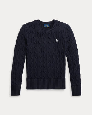 Sweater Polo Ralph Lauren Cable-Knit Cotton Sweater Navy