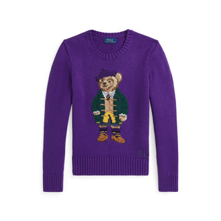Sweater Polo Bear Ralph Lauren Purple
