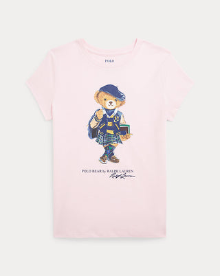Polera Polo Bear Ralph Lauren Cotton Jersey Tee Pink