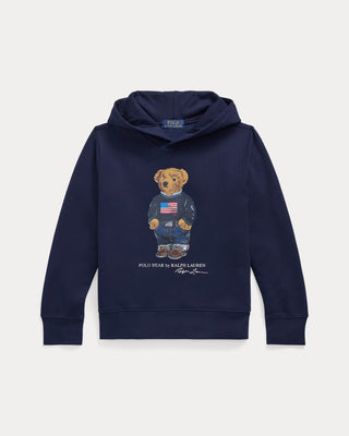 Poleron Polo Bear Ralph Lauren Fleece Hoodie Cruise Navy