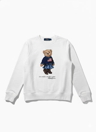 Poleron Polo Bear Ralph Lauren Cotton white