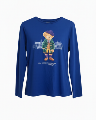 Polera Polo Ralph Lauren Blue Mangas Largas