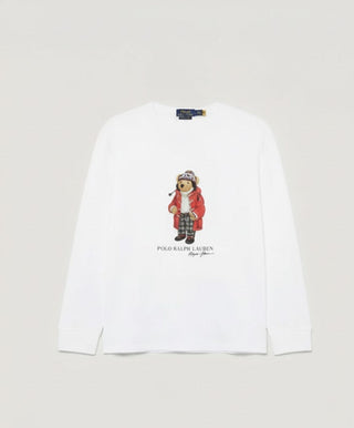 Polera Polo Bear Ralph Lauren Bear White