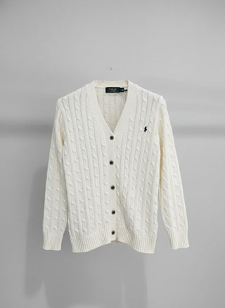 Sweater Polo Ralph Lauren Cárdigan Cream