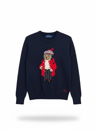 Sweater Polo Bear Ralph Lauren Bear-print Navy