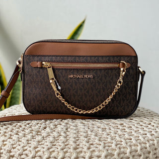 CROSSBODY MICHAEL KORS JET SET CHAIN BROWN