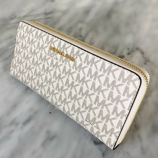 BILLETERA MICHAEL KORS CONTINENTAL VAINILLA CAFE