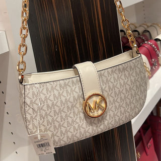 Crossbody Michael Kors Carmen multi cream pouchette