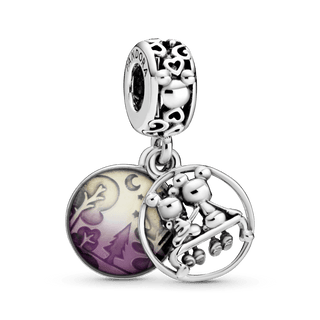 Charm Pandora colgante Mickey y Minnie Mouse Felices para siempre de Disney